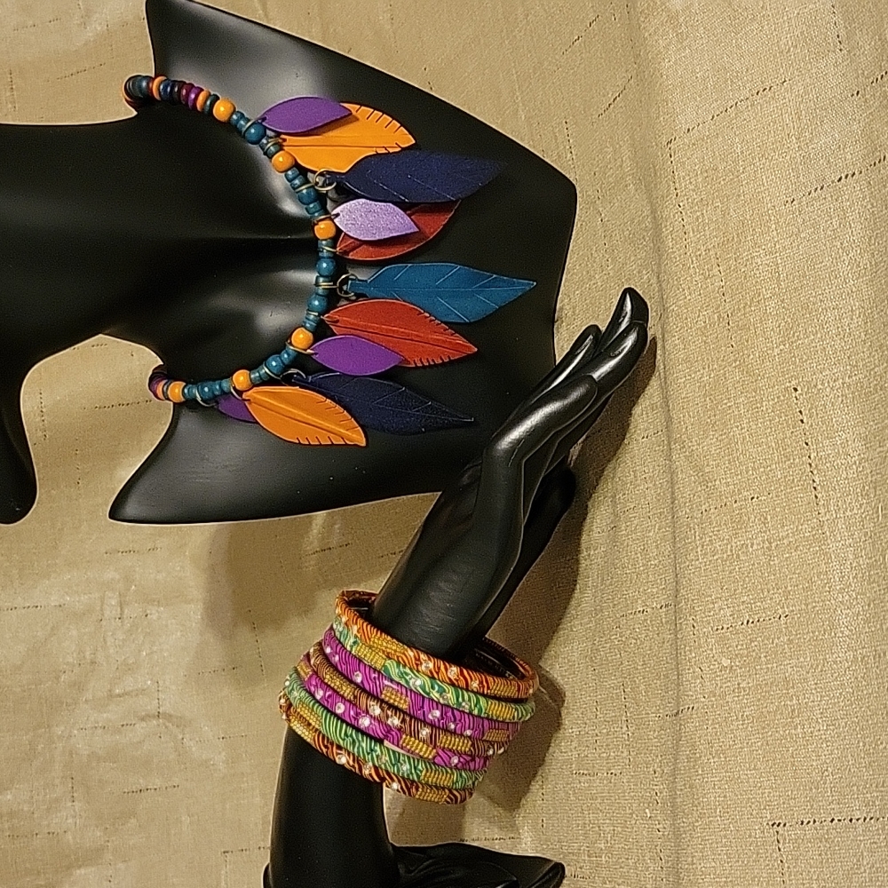 Eight Vintage Bangle Bracelets plus Bonus